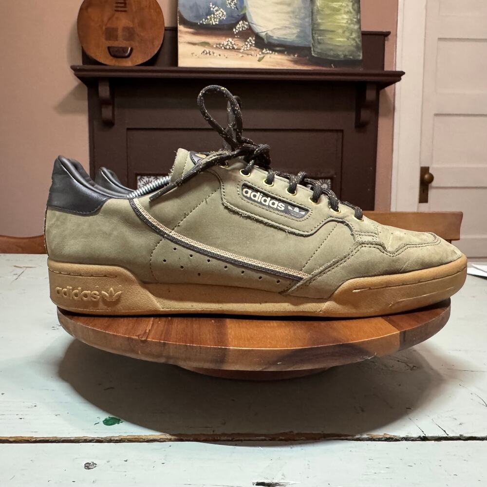 Adidas Continental 80 Mens Size 12 Brown Sneaker Shoe EG3099